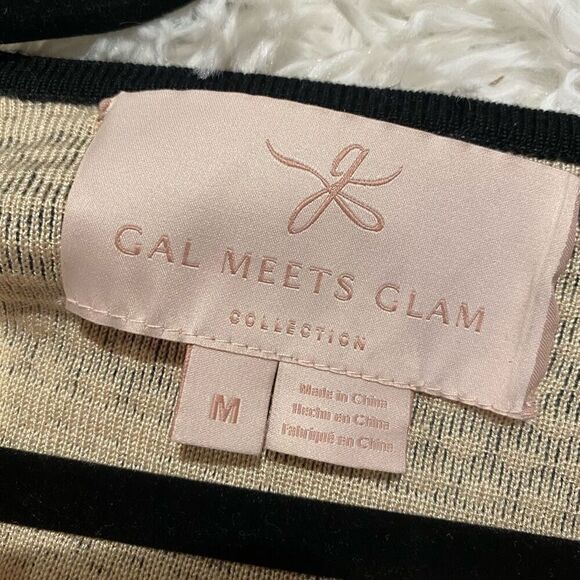 Gal Meets Glam Heidi Sweater Dress in Black Medium - Picture 8 of 8